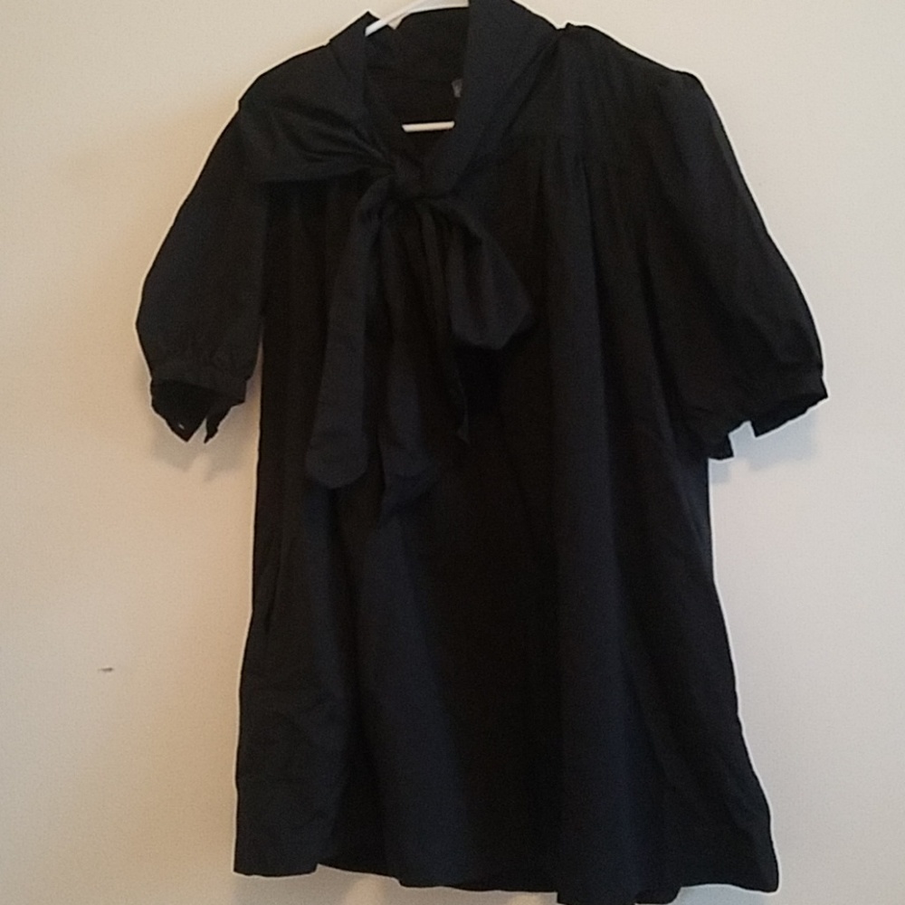 Black smock dress